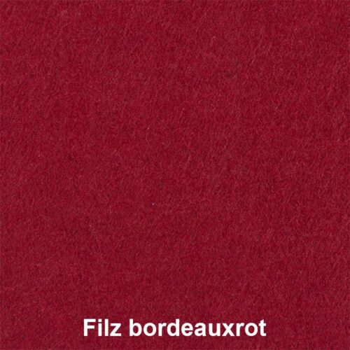 filz-bordeauxrot