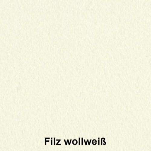 filz wollweiss